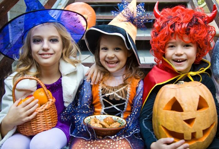 halloween -juhlaideat lasten juhla -lasten puvut kurpitsa