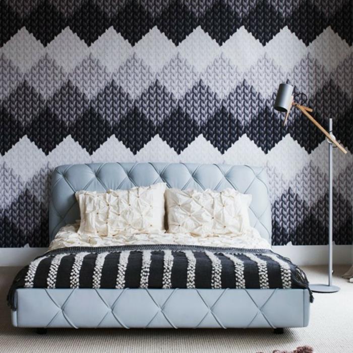 ideoita makuuhuoneen seinän suunnittelu kuvio taustakuvia