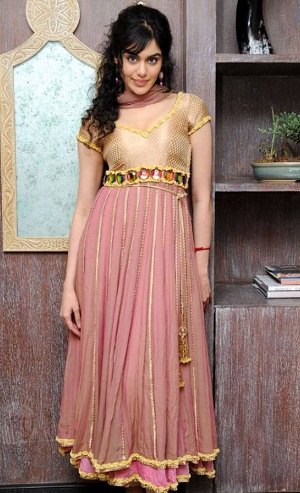 Indisk Anarkali Salwar Suit