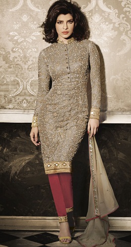 Salwar Suit Design med lige snit