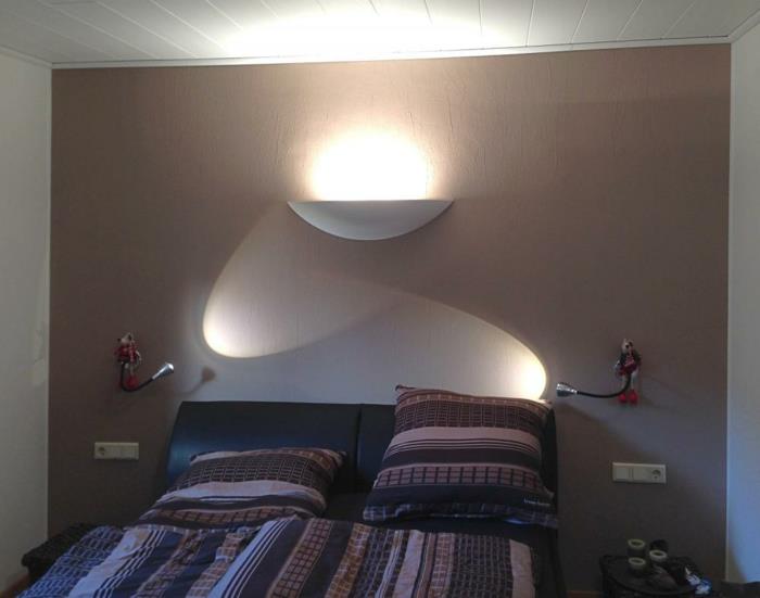 led -epäsuora valaistus katto tumma sisävalaisin seinävalaisin makuuhuone