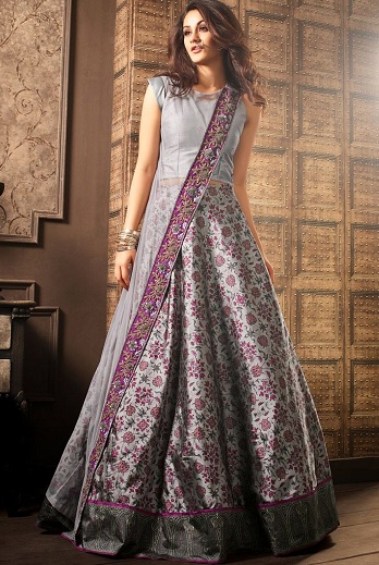 Silke Indo Western Lehenga Choli