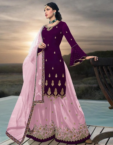 Indo Western Lehenga Kurti