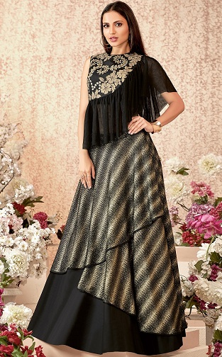 Fancy Indo Western Lehenga