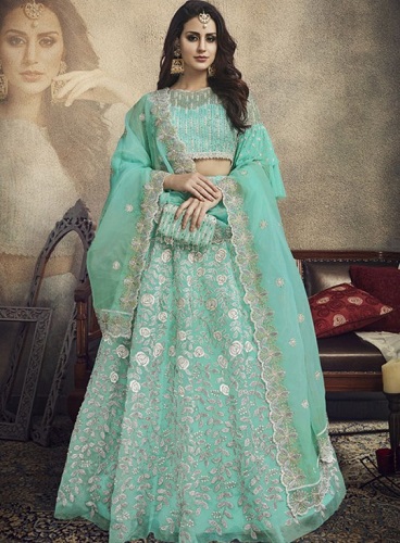 Indo Western Lehenga til bruden