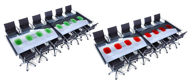 teollisen tyylin huonekalut hienot huonekalut neuvotteluhuoneen pöydän värit