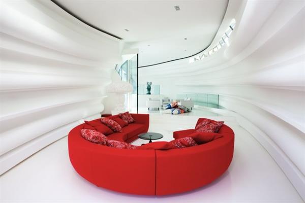 sisustussuunnittelija Marcel Wanders sisustus casa son vida olohuone pyöreä sohva