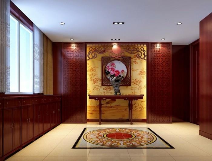 sisustussuunnittelu huonekaluesimerkit elävät ideat deco -ideat kiina kulta