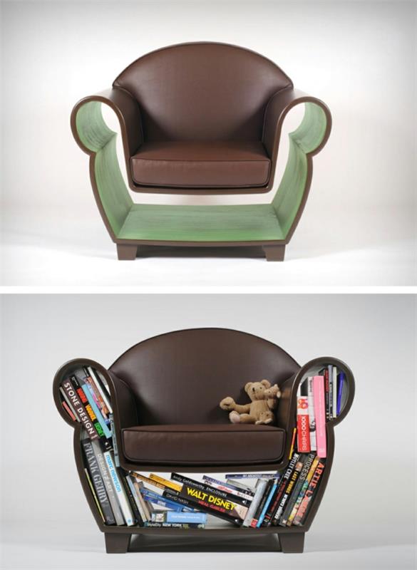 innovatiivinen vuodesohva Straight Line Designs holow -tuoli