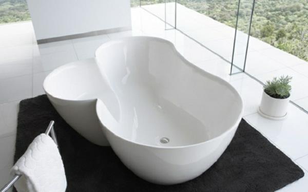 Kylpyamme poreallas keraaminen muotoilu ergonominen