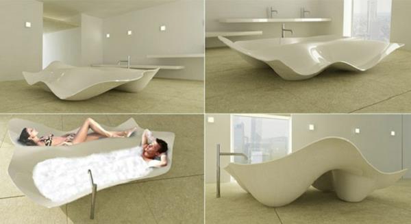 innovatiiviset kylpyammeet, joissa on poreamme, moderni kylpyamme