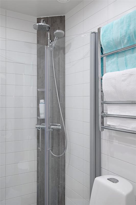 sisustus asunto apartmen ruotsi kylpyhuone suihku