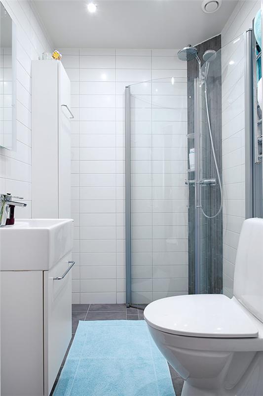 sisustus tasainen huoneisto ruotsalainen kylpyhuone