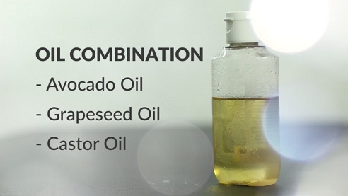 Ricinusolaj avokádó olajjal & amp; Szőlőmag olaj