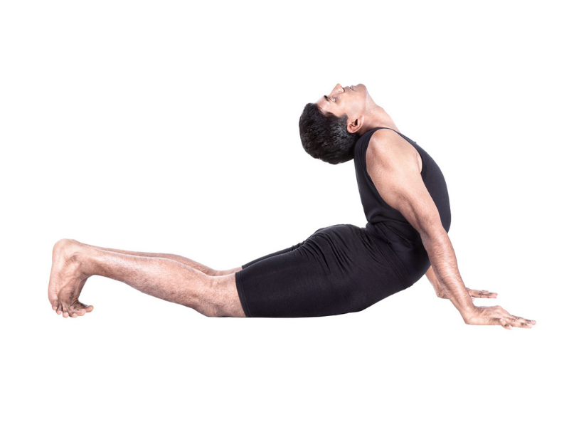 Bhujangasana surya namaskar hjælper med vægttab