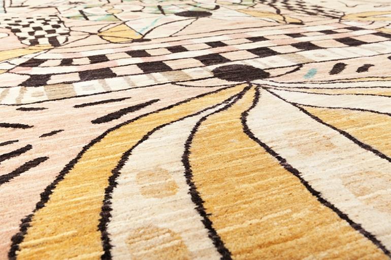 jaime hayon for nodus design matto afganistanilainen elementti yksityiskohta