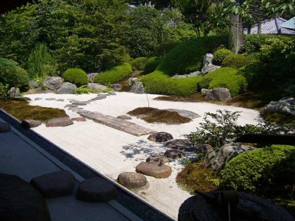 japanilaisen puutarhan sisustusideoita kasvit