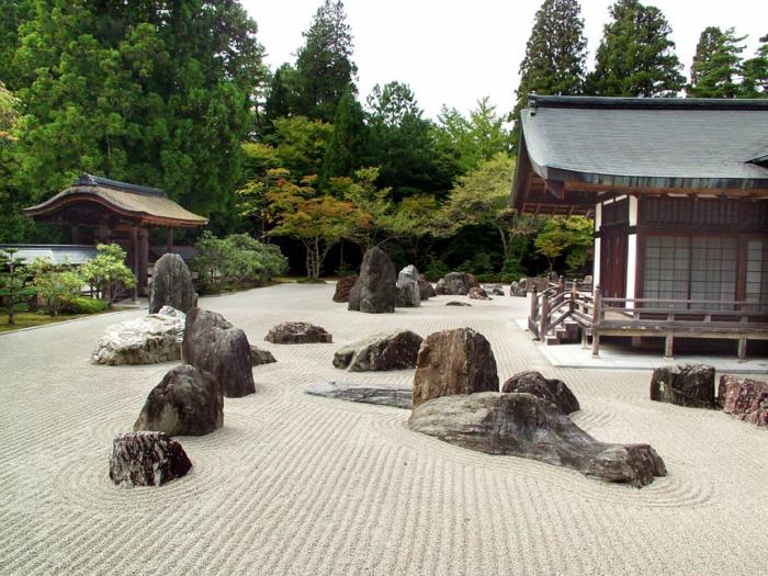 japanilainen puutarha feng shui puutarhavaja luonnonkivipuutarhasuunnittelu