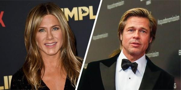 jennifer aniston brad pitin vieressä