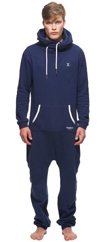 Joey Onesie Midnight Blue Jumpsuit férfiaknak