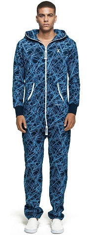 Reach Jumpsuit Blue Printed