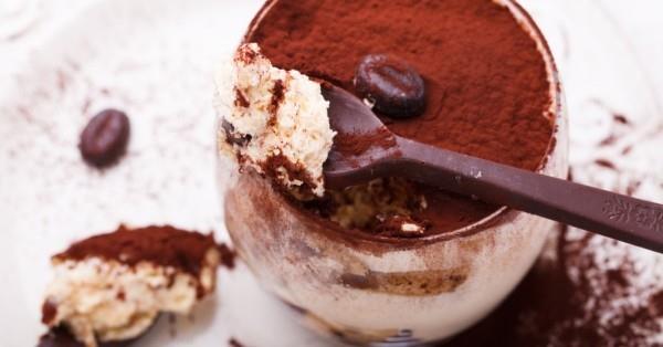 kahvi kaakaotiramisu lasisessa reseptissä