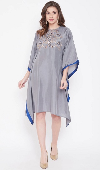 Party Wear Silk Kaftan ruha