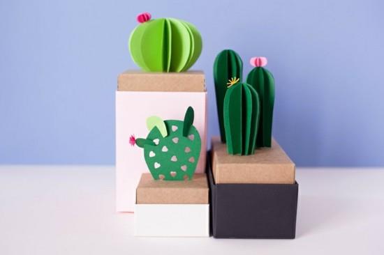 kaktus koristelu tinker lahjapakkaukset