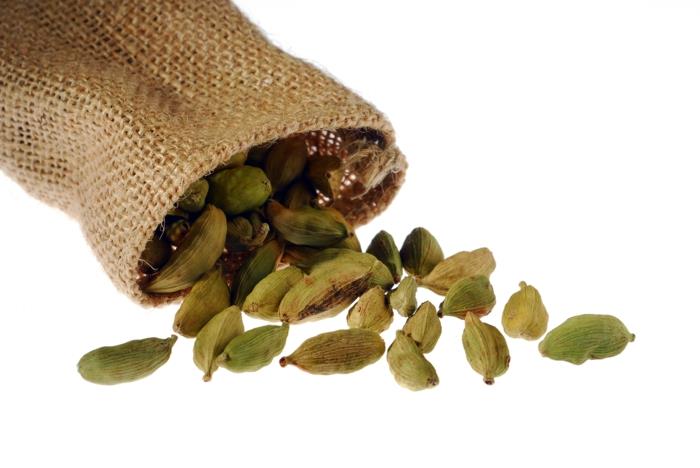 Elettaria cardamomum aromaattinen terve juutti säkit säilytys