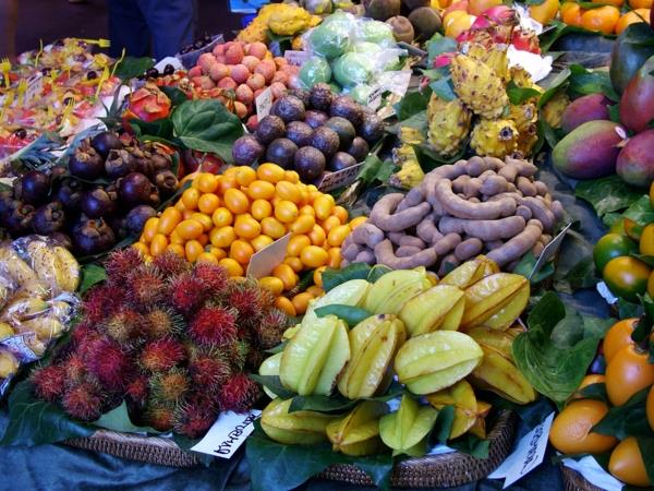 Karibian saaret eksoottiset hedelmät Karibian markkinat