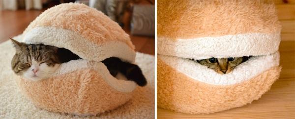 kissan huonekalujen suunnittelu kissan sänky pehmeä voileipä