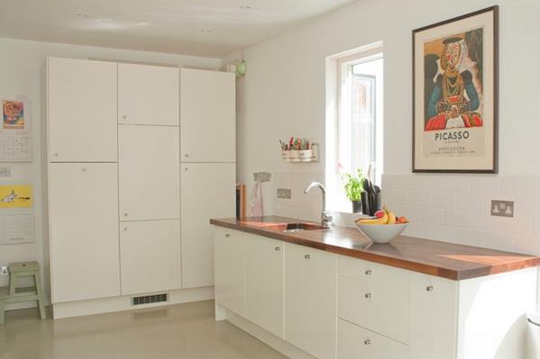 keittiö minimalistinen sisustus skandinaavinen muotoilu pohjoinen bristol uusittu