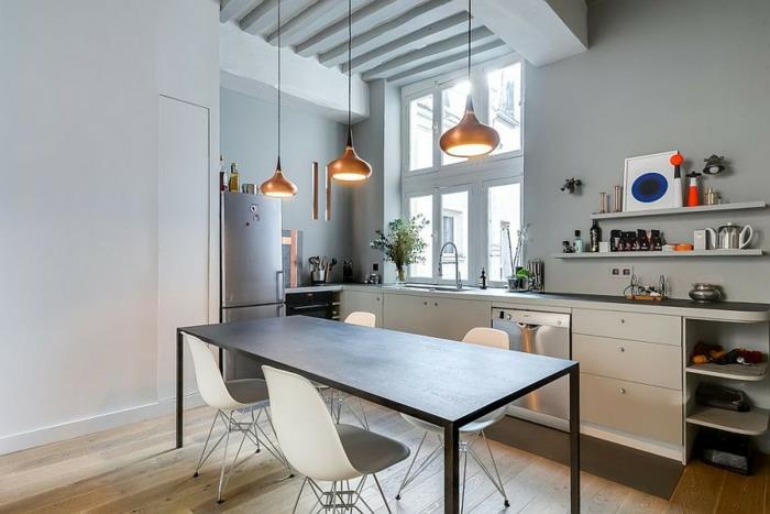 keittiö keittiölamput riippuvalaisimet ruokapöytä valaisee valkoisia tuoleja keittiölamput ruokapöytä valaisevat riippuvalaisimet valkoiset tuolit