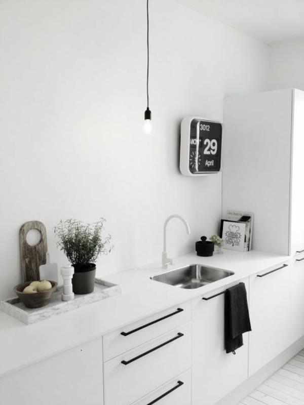 keittiö kello seinäkello keittiö valkoinen