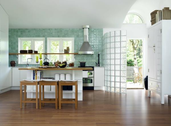 keittiö kodikas feng shui -opetusosio -puu puu
