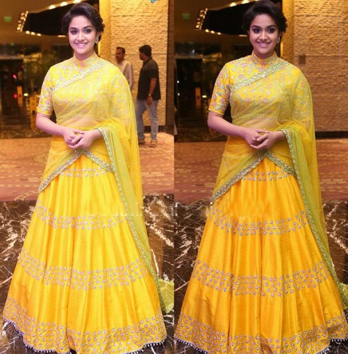Keerthi Suresh Half Saree -ben