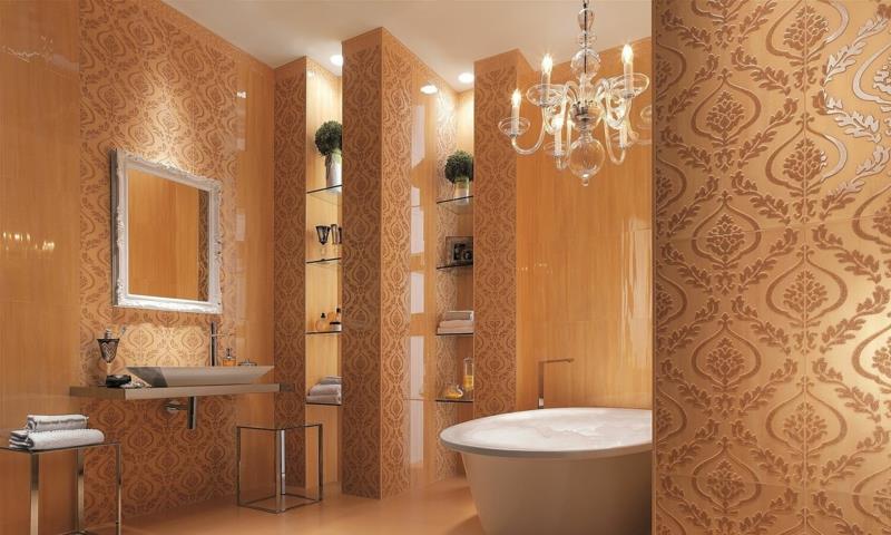 keraaminen laatta seinälaatta ideoita kuvia moderni kylpyhuone