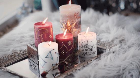 koristele kynttilät tinker adventti seppele itse