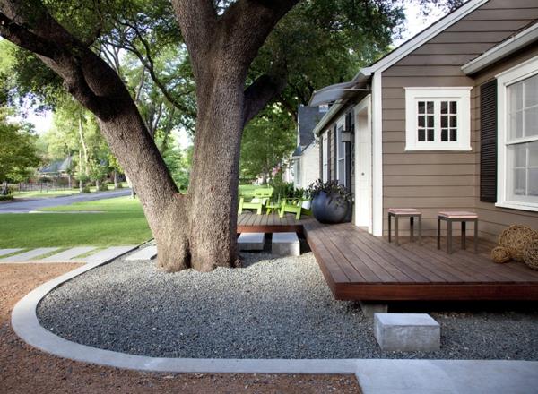 sora maaperä puu veranta aurinkoterassi modernit puutarhan suunnitteluideat