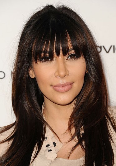 Kim kardashian pandehår frisure