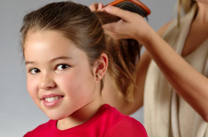 lasten aliarvostus lasten kampaukset tytöt suorat hiukset