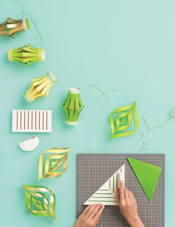 Hullujen lyhtyjen ansiosta DIY -paperilyhdyt ovat helppoja