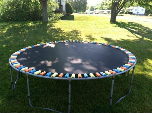 lasten lelut puutarha trampoliini säätiö tavarat testi puutarhakalusteet