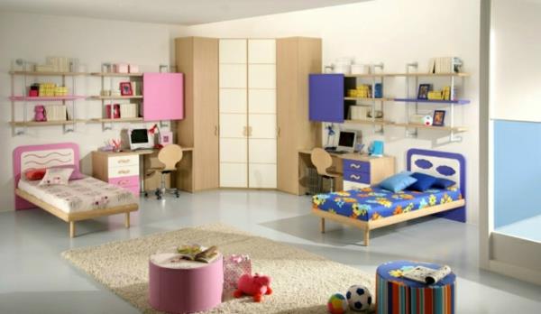lastenhuone ideoita sisustus design ikkunasänky