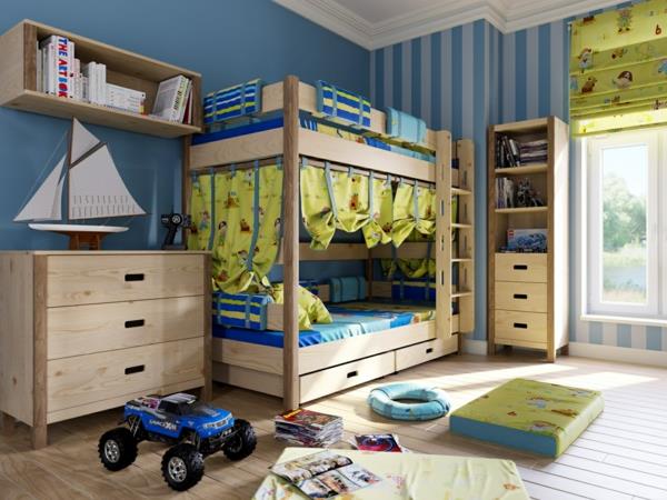 lastenhuoneen suunnittelu pojat puulattian lelut