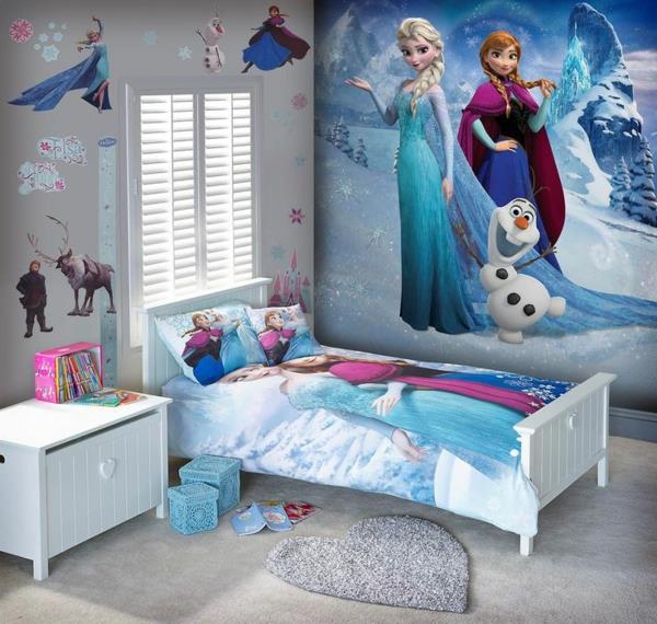 lastenhuoneen seinän suunnittelu seinämaalaus tytön huoneen matto sydän