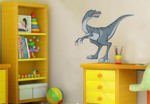 lastenhuoneen seinätarrat dinosaurus oppimiskulman suunnittelu luova seinäsuunnittelu