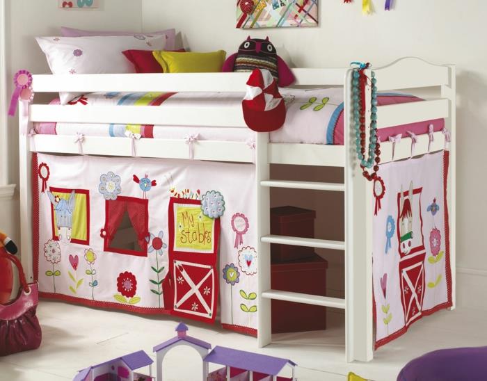 lasten huonekalut lasten leikkisänky hauska muotoilu lastenhuone