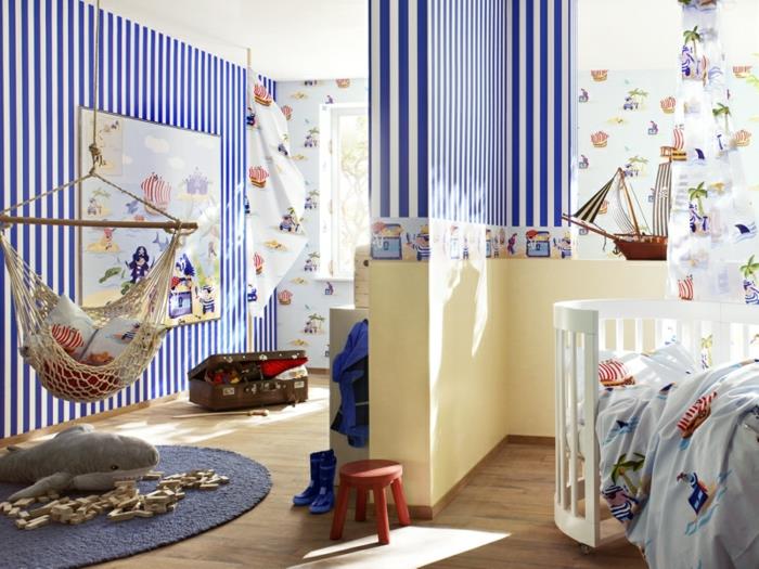 lastenhuoneen seinät suunnittelu hauskoja seinämaalauksia leikkihuone