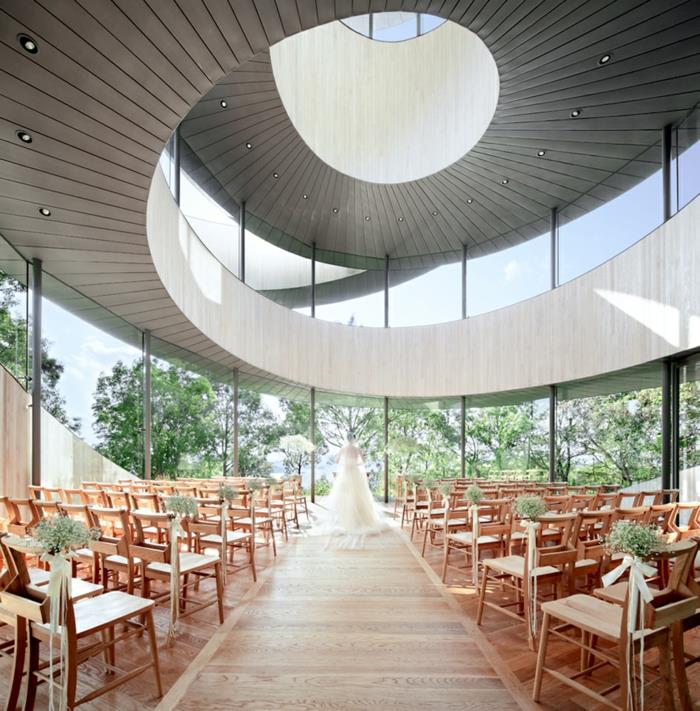kirkko häät nauha kappeli hiroshi nakamura japani arkkitehtuuri tumma